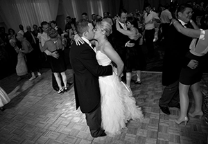 wedding couple first dance at the Vale Hotel Miskin